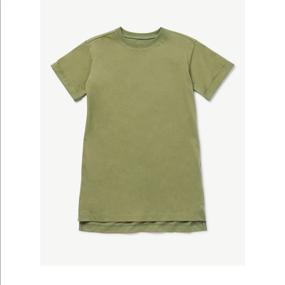 Free Assembly Green T-shirt Dress